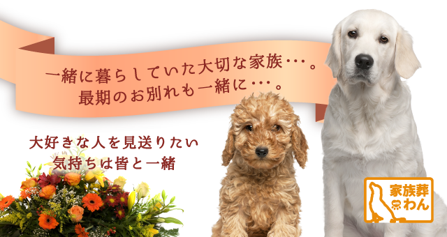 一緒に暮らしていた大切な家族・・・。最期のお別れも一緒に・・・。大好きな人を見送りたい気持ちは皆と一緒